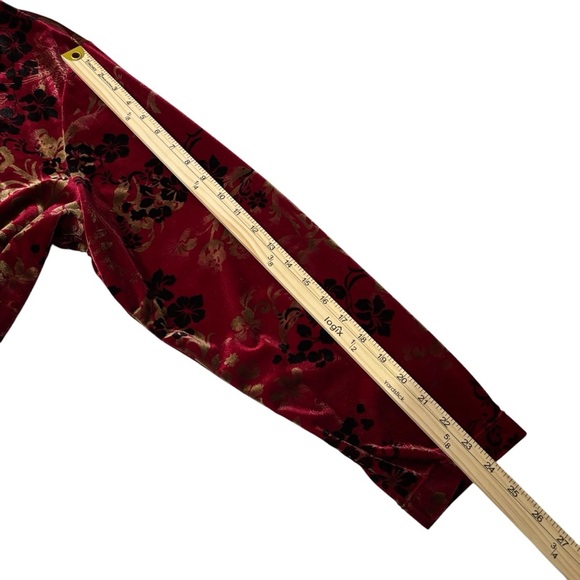 Notations Floral Velour Cardigan & Cami Set Boho Vintage Women's Size 1X - Picture 15 of 15